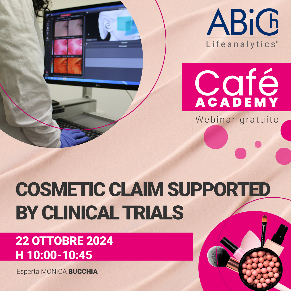 WEBINAR - Cosmetic claim supported by clinical trials