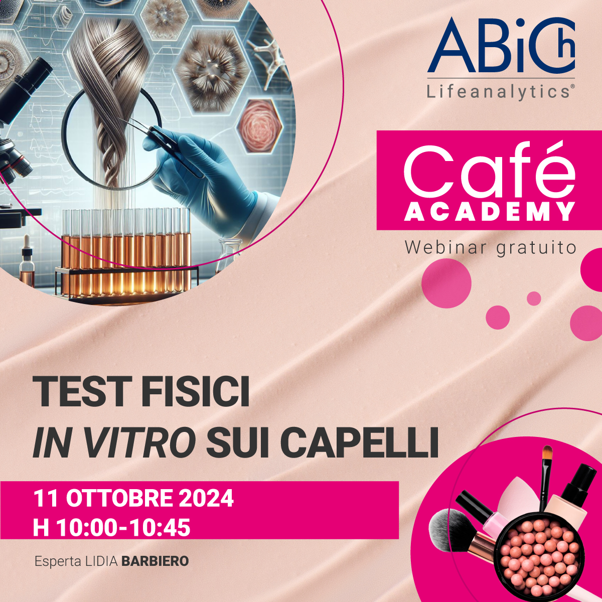 Webinar Cafè Academy: Test fisici in vitro sui capelli